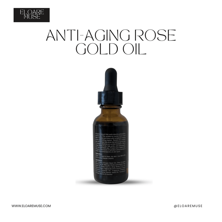 Anti - aging Rose Gold Oil - Eloare Muse