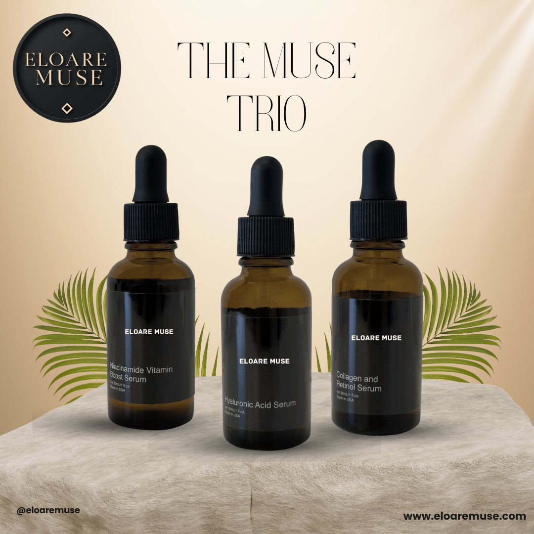 The Muse Trio: Complete Luxury Skincare Ritual for Radiant, Ageless Skin - Eloare Muse