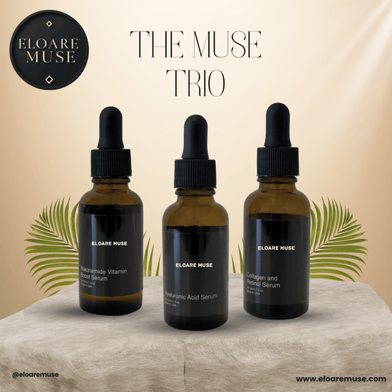 The Muse Trio: Complete Luxury Skincare Ritual for Radiant, Ageless Skin - Eloare Muse